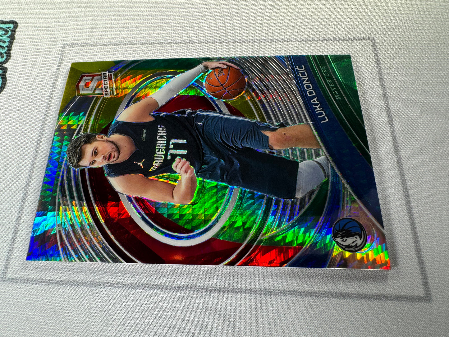 Luka Doncic 2020 Spectra Asia Red Yellow #/75