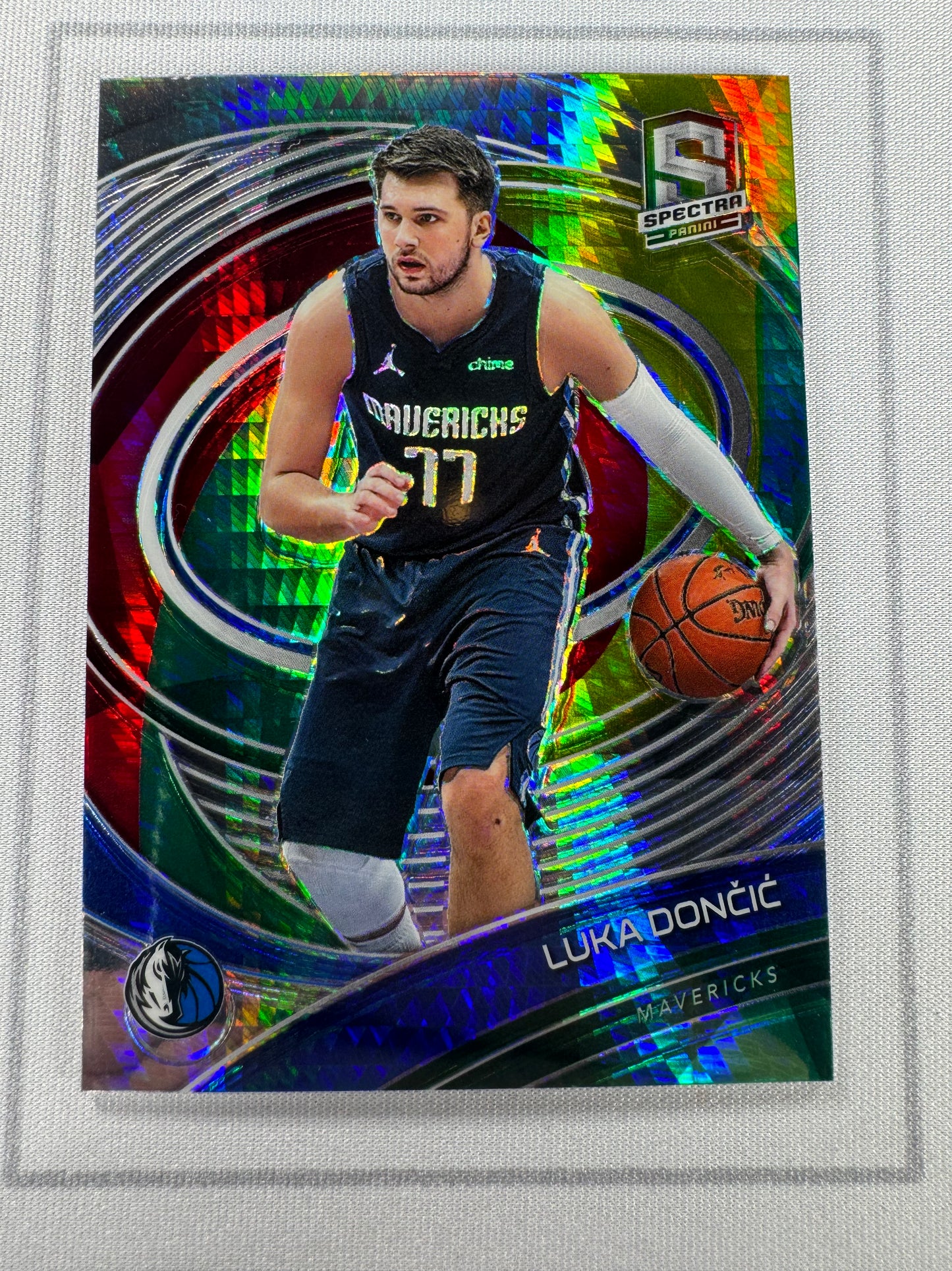 Luka Doncic 2020 Spectra Asia Red Yellow #/75